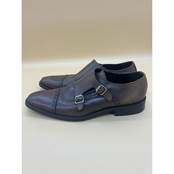 To Boot New York Adam Derrick Double Monk Strap Dress Shoes Brown Men 10 Italy main image 7